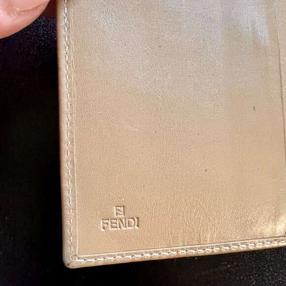 Small Vintage Zucca Fendi Wallet (Authentic) - Picture 6 of 12